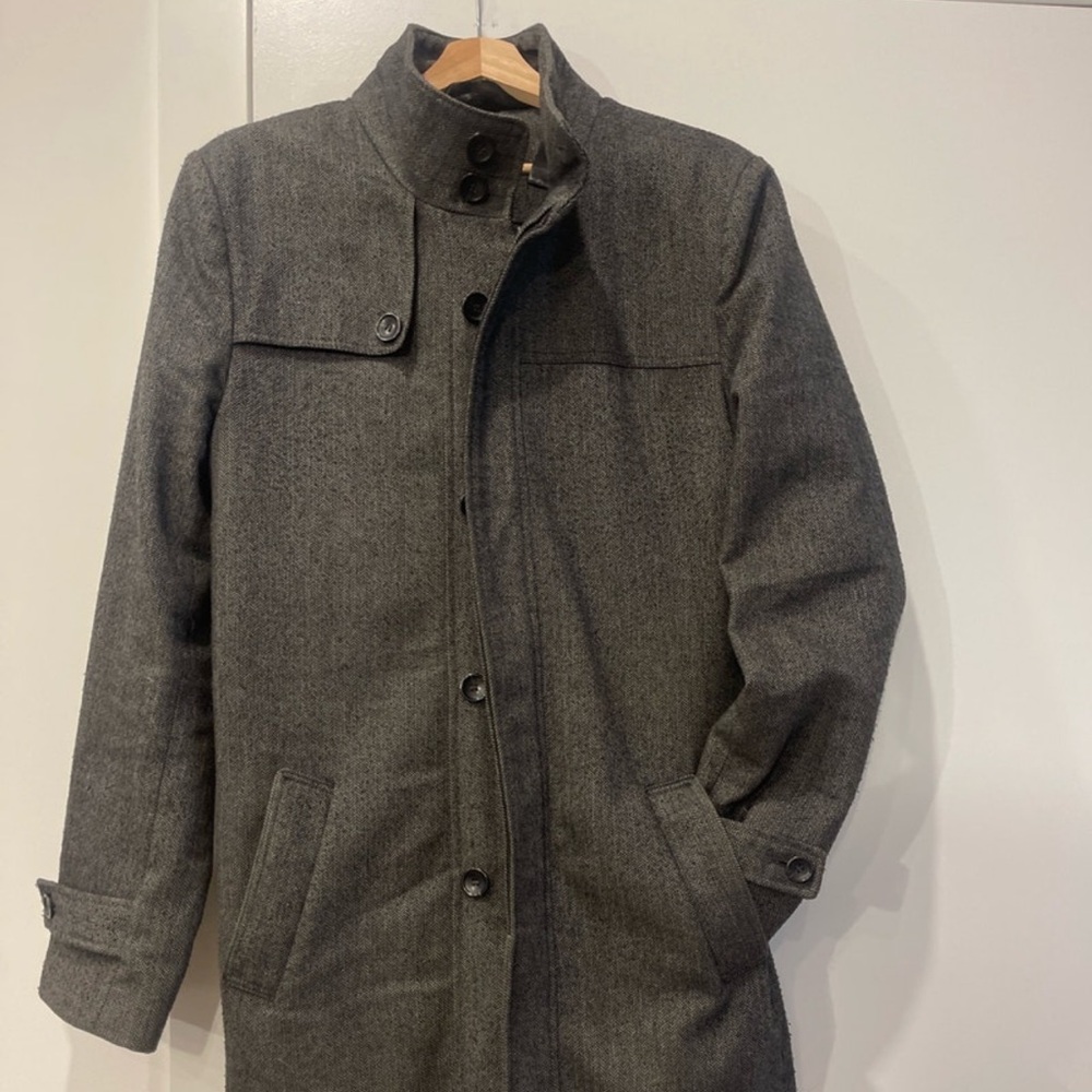 Le Chateau Charcoal Trench Coat